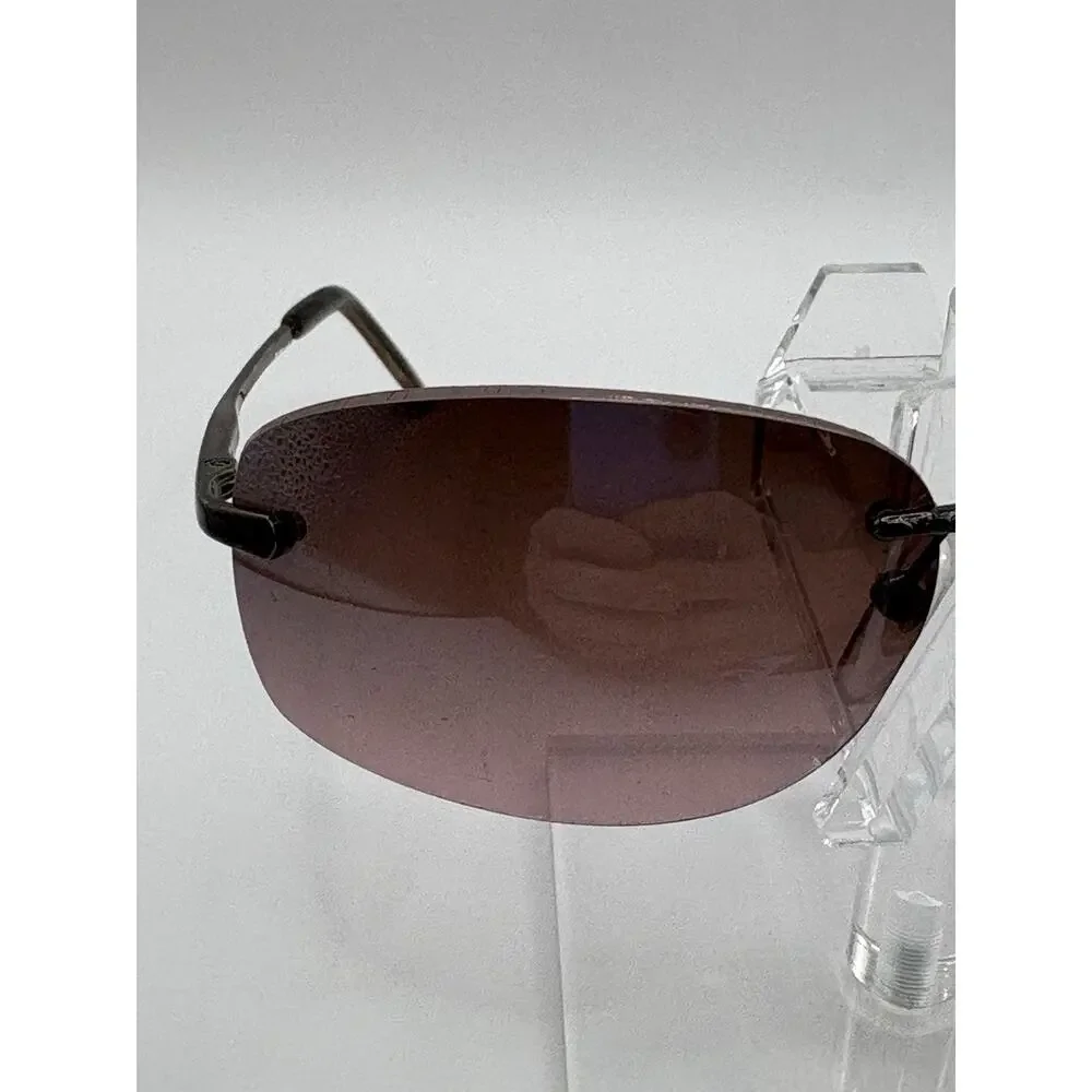 Panama Jack Rimless Sunglasses Brown Gradient Rectangular Unisex PJ659 59
